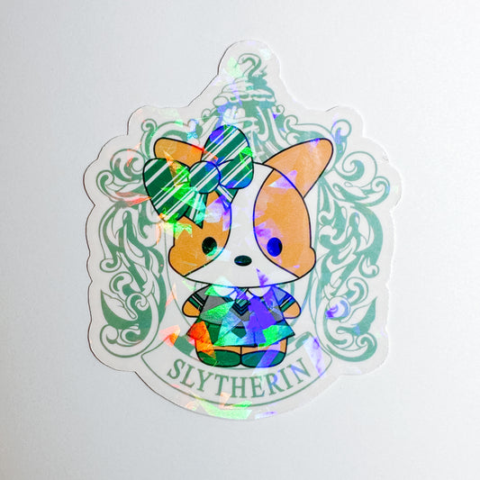Harry Potter Slytherin Schoolgirl Emblem Holographic Sticker