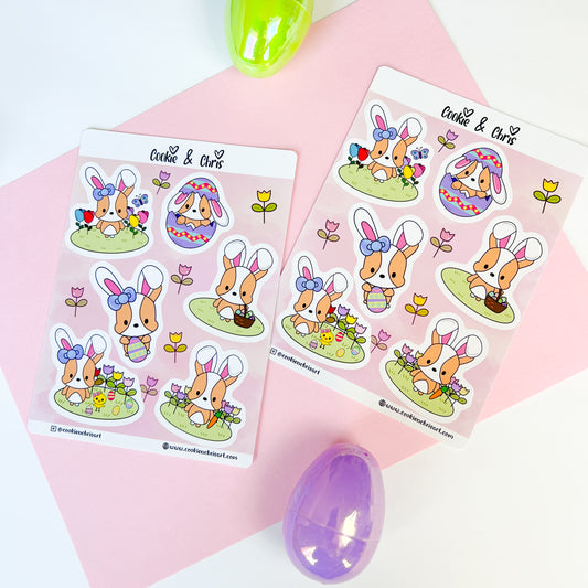 Bunny Cookie Sticker Sheet
